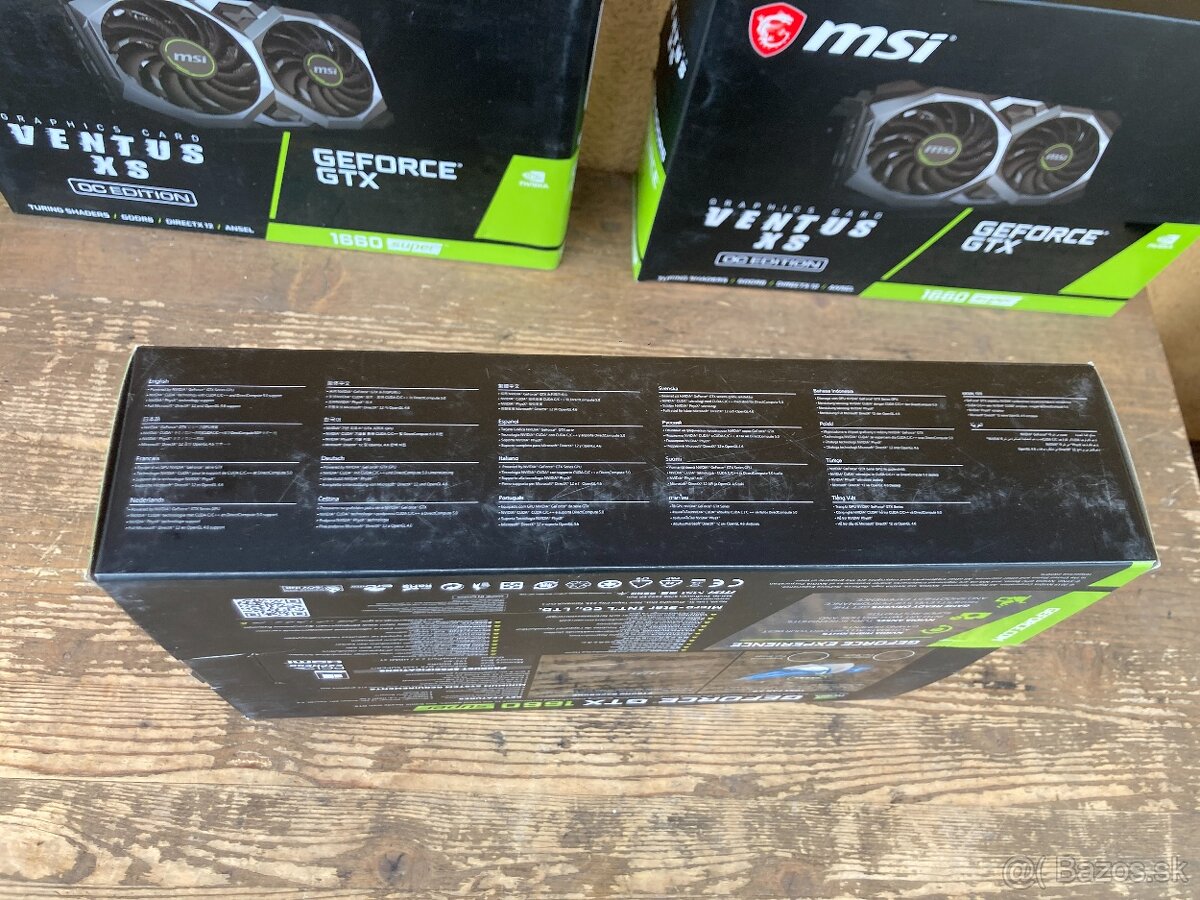 Grafická karta MSI GeForce GTX1660 SUPER VENTUS - Nová - 8