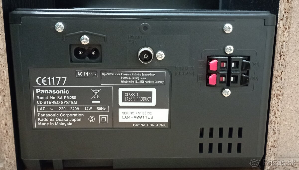 PANASONIC SA-PM250 ... mikro hifi system .... - 8
