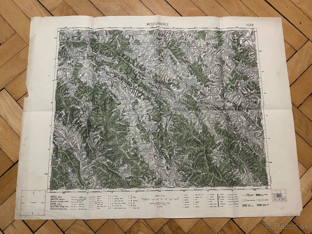 10 x mapy Slovenska, 30te roky - 8