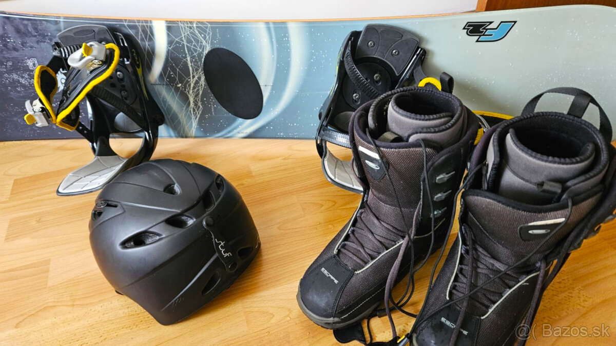 set snowboard F2 Glide, viazanie K2, topánky, prilba - 8