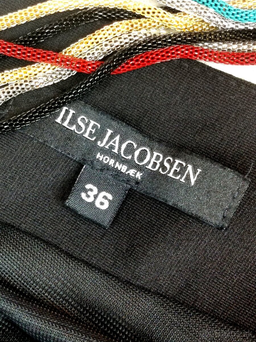 ILSE JACOBSEN - Krásna čierna sukňa veľkosť S - 8