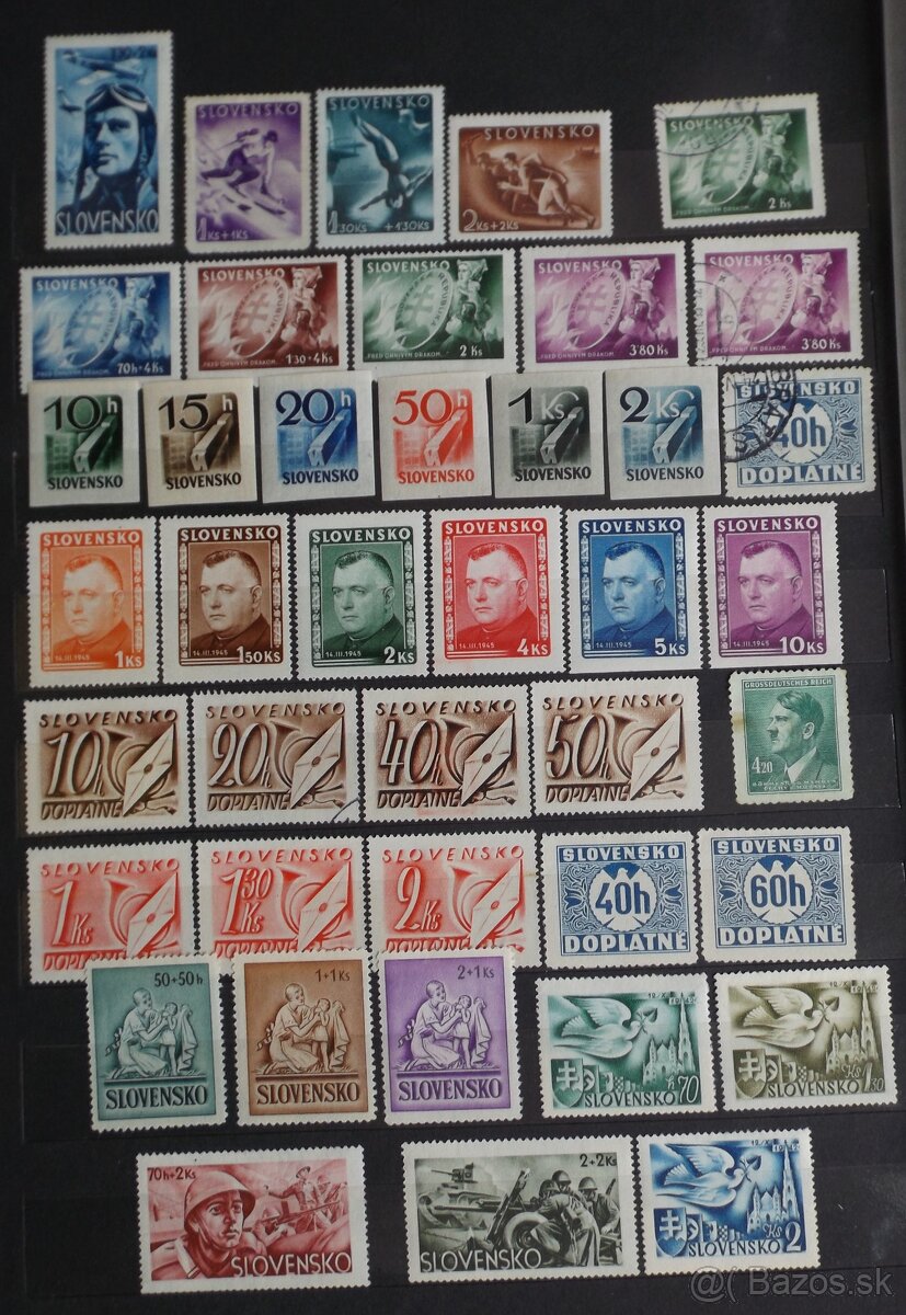 známky - Slovenský štát a Protektorát - 8