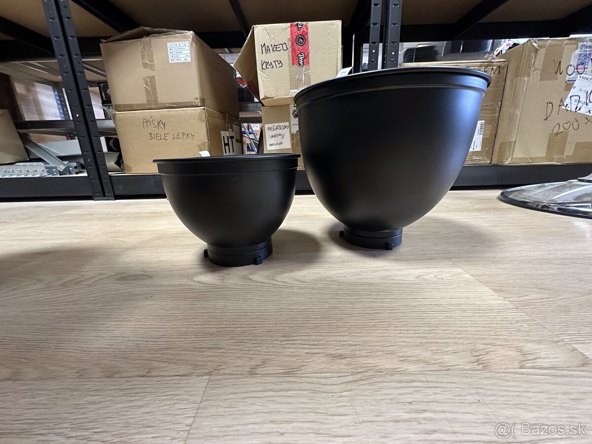 Jinbei DPX 600 štúdiový blesk + statív, reflektor, voštiny.. - 8