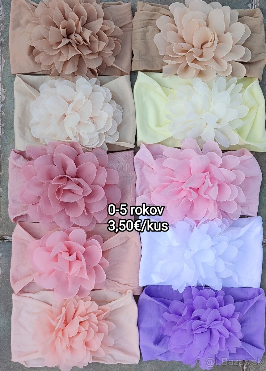 Pružná detská čelenka - 8