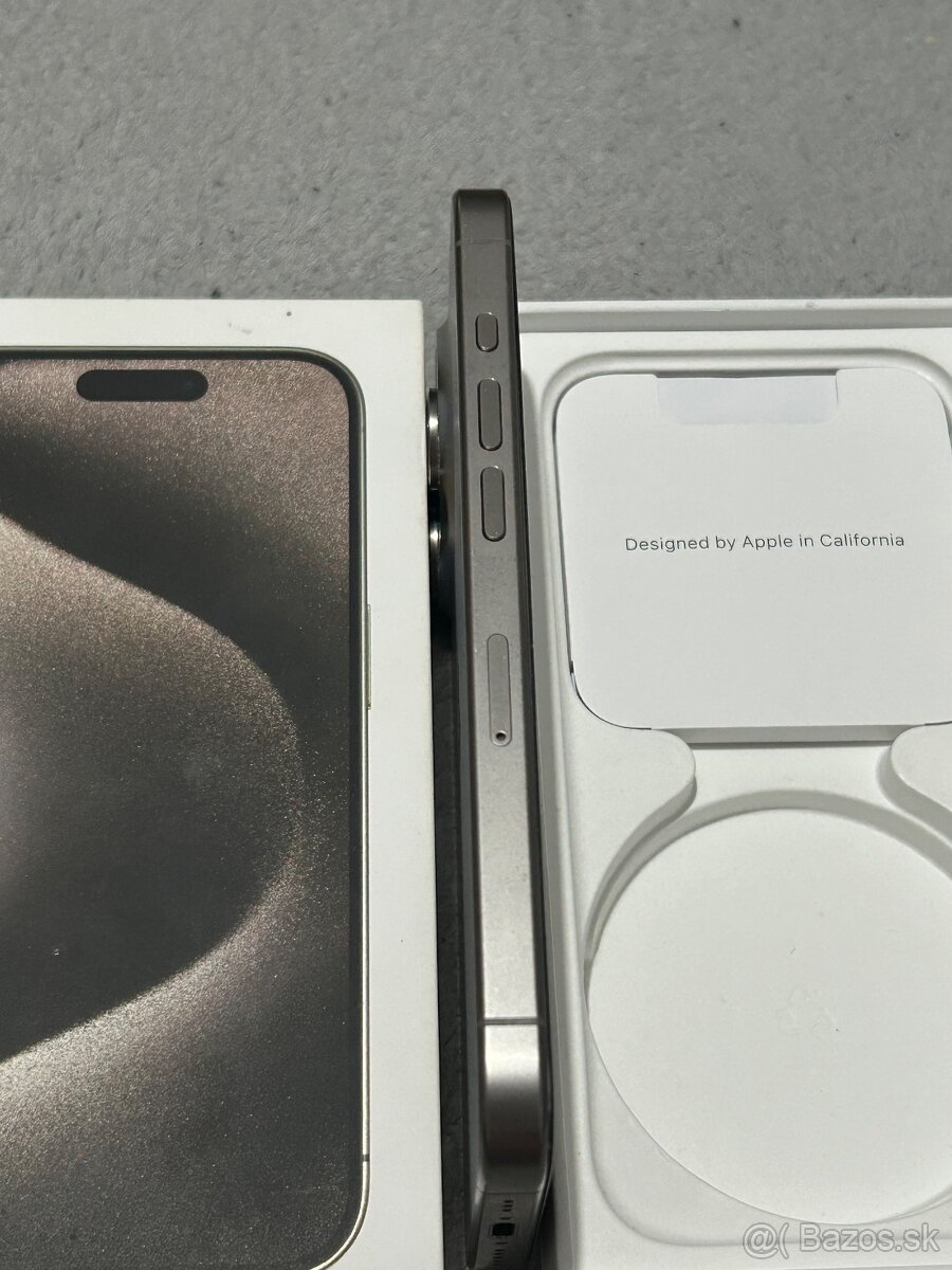 Predám Apple iphone 15 PRO 128GB Natural Titanium - 8