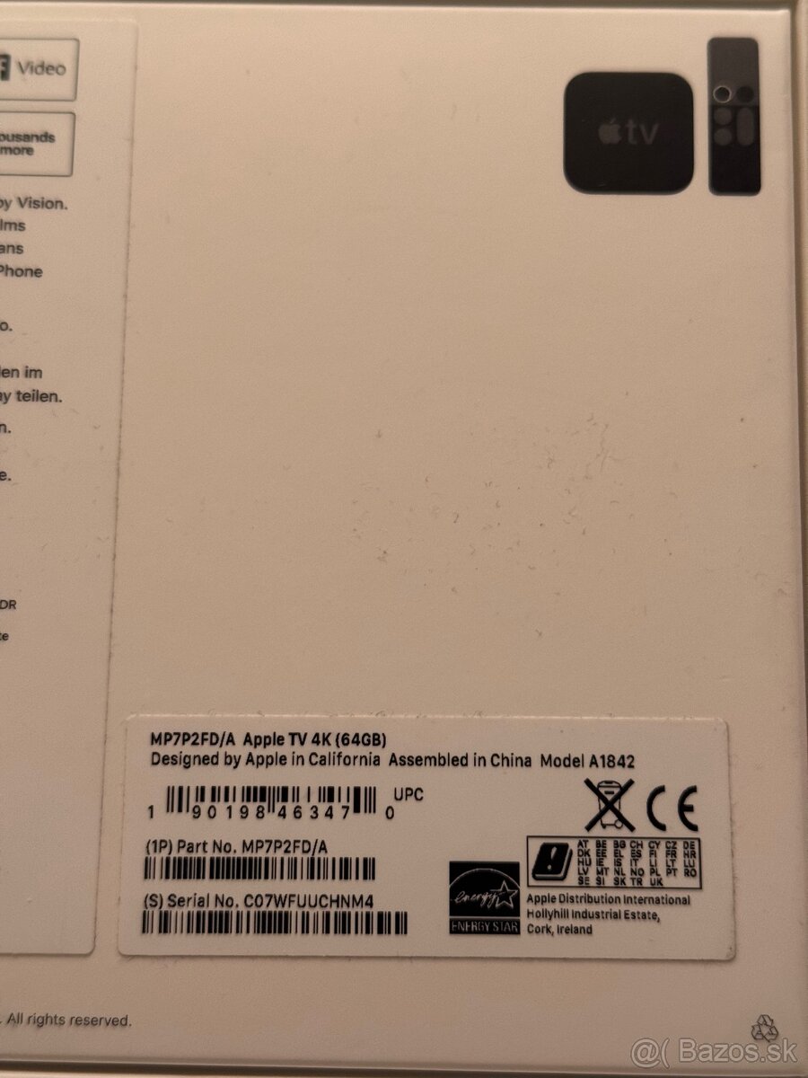 Apple TV 4K 64GB - 8