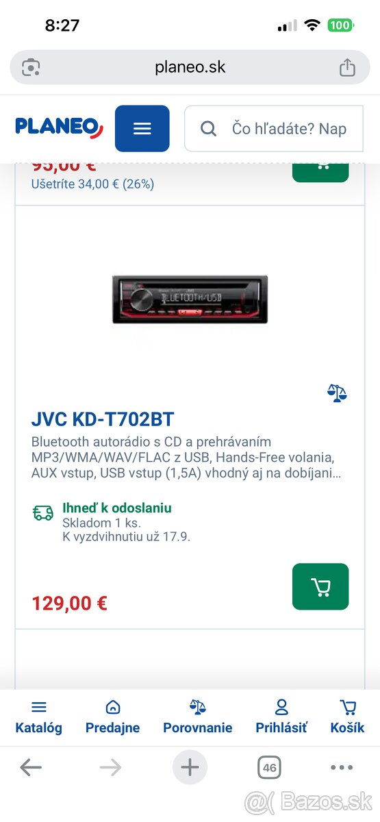 Bluetooth autorádio JVC– ZÁRUKA ešte 2 roky - 8