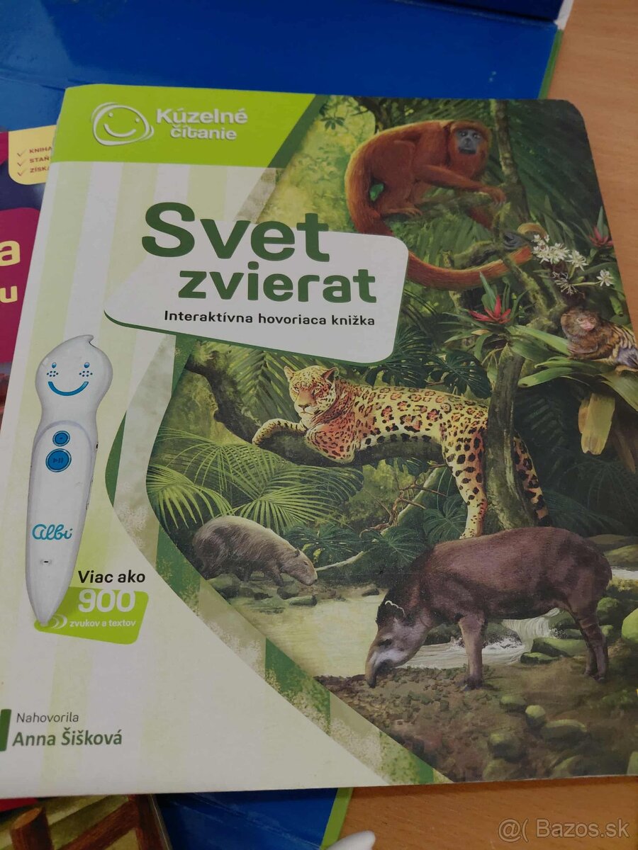 Kúzelné čítanie kufrík, pero a 4 knihy - 8