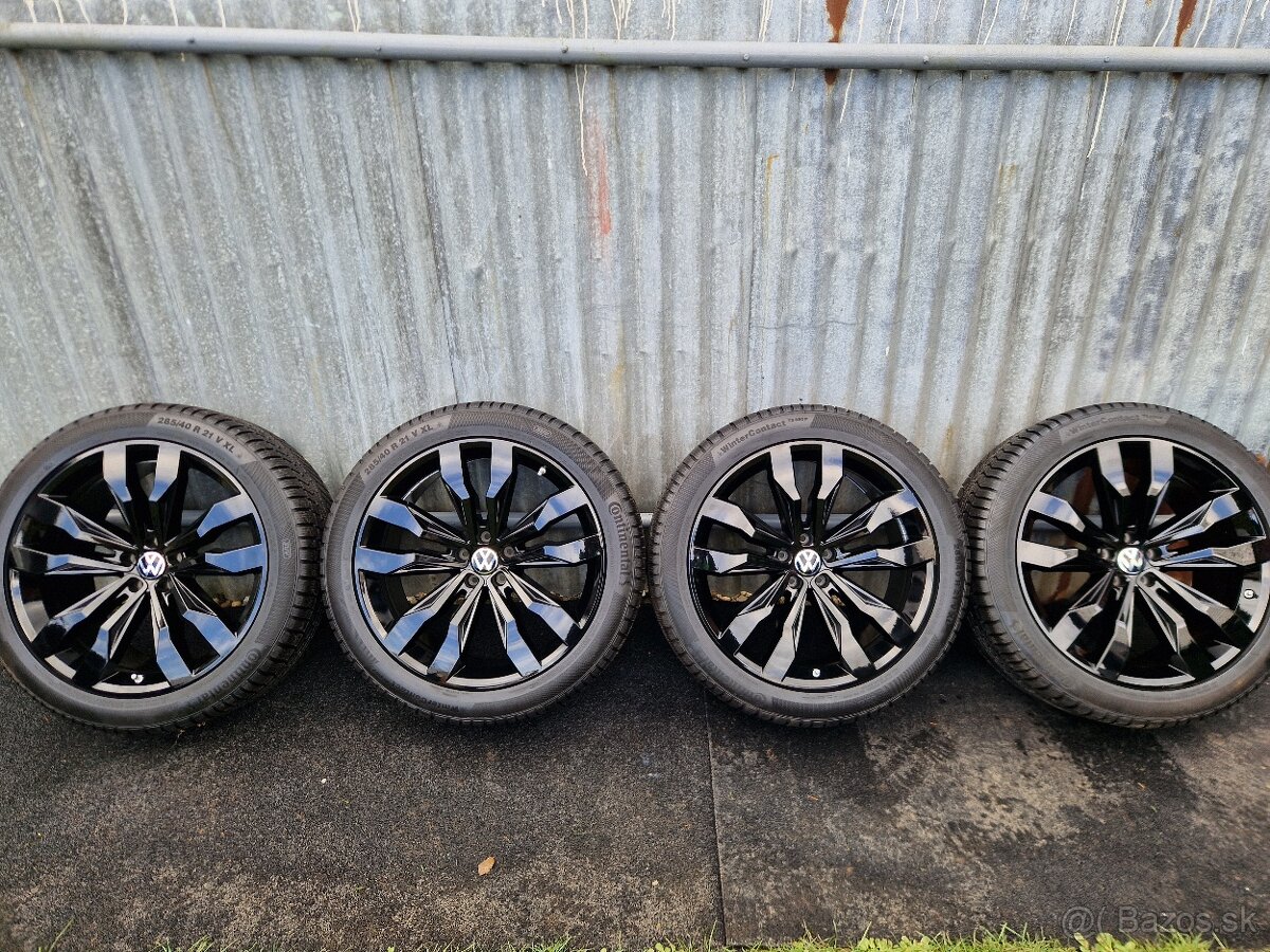 VW Suzuka R21 Touareg Rline 5x112 R21 285/40 R21 Nepoužite - 8