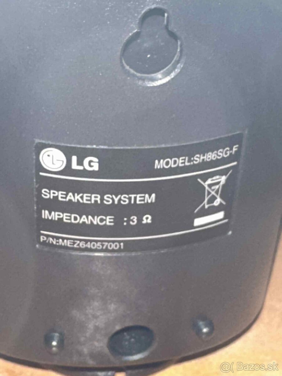 Predám domáce kino LG - 8