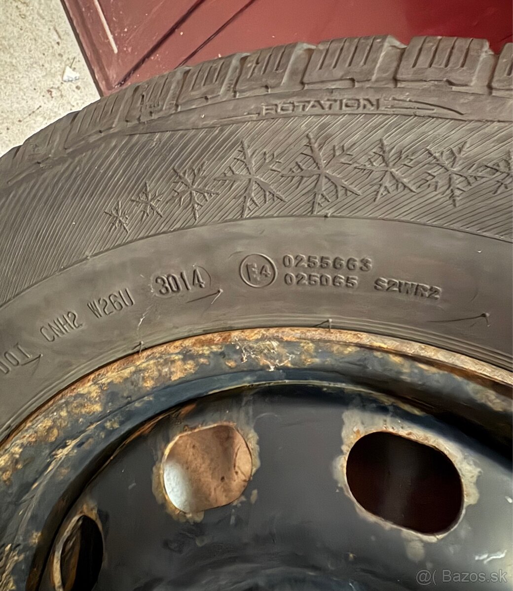 Zimne komplet R14 175/80 - 8