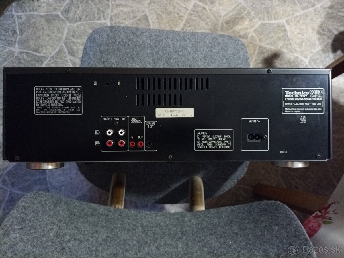 Technics cassette deck RS-TR 777 - 8