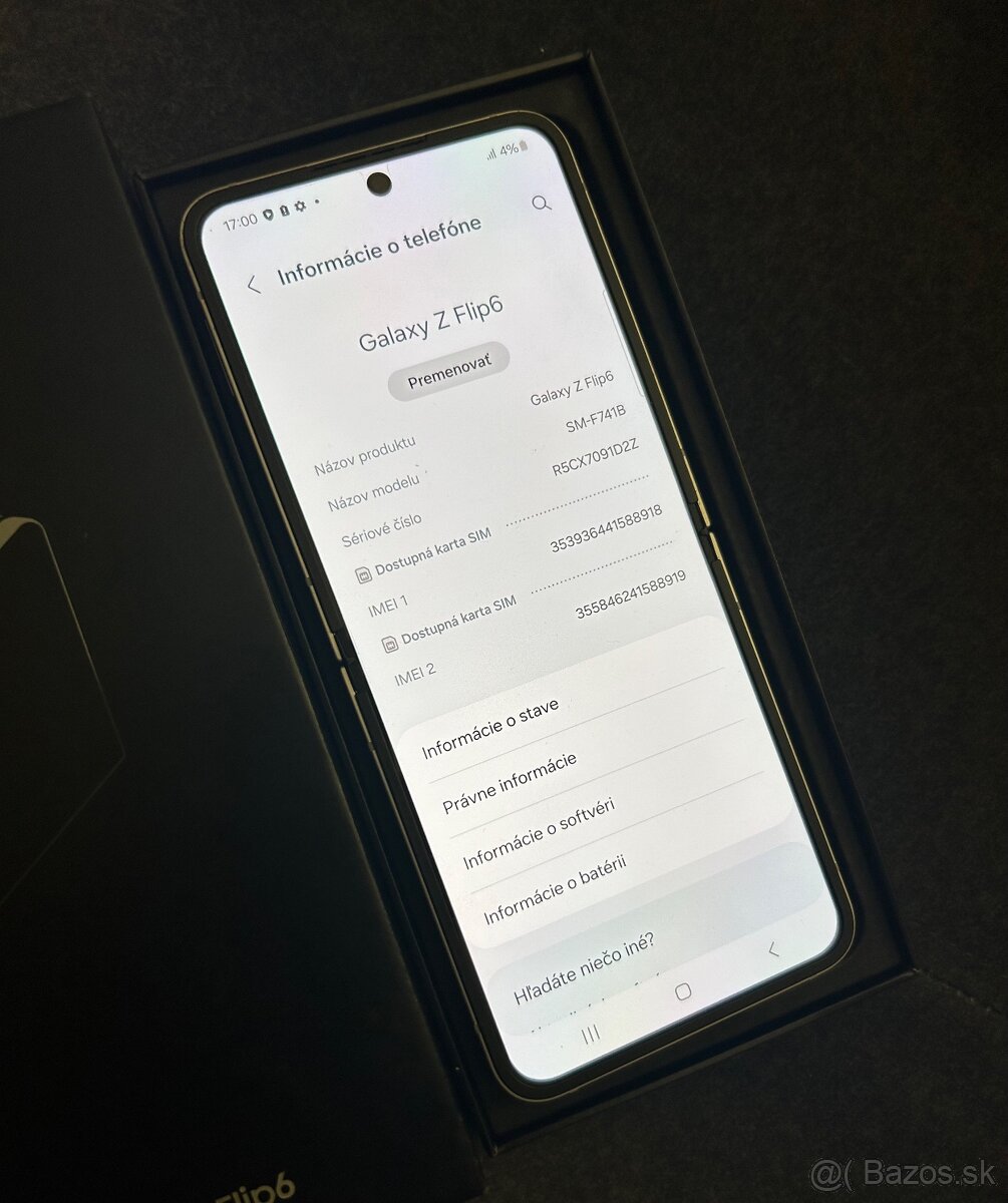 Samsung Galaxy Z Flip 6 256GB - top stav - 8