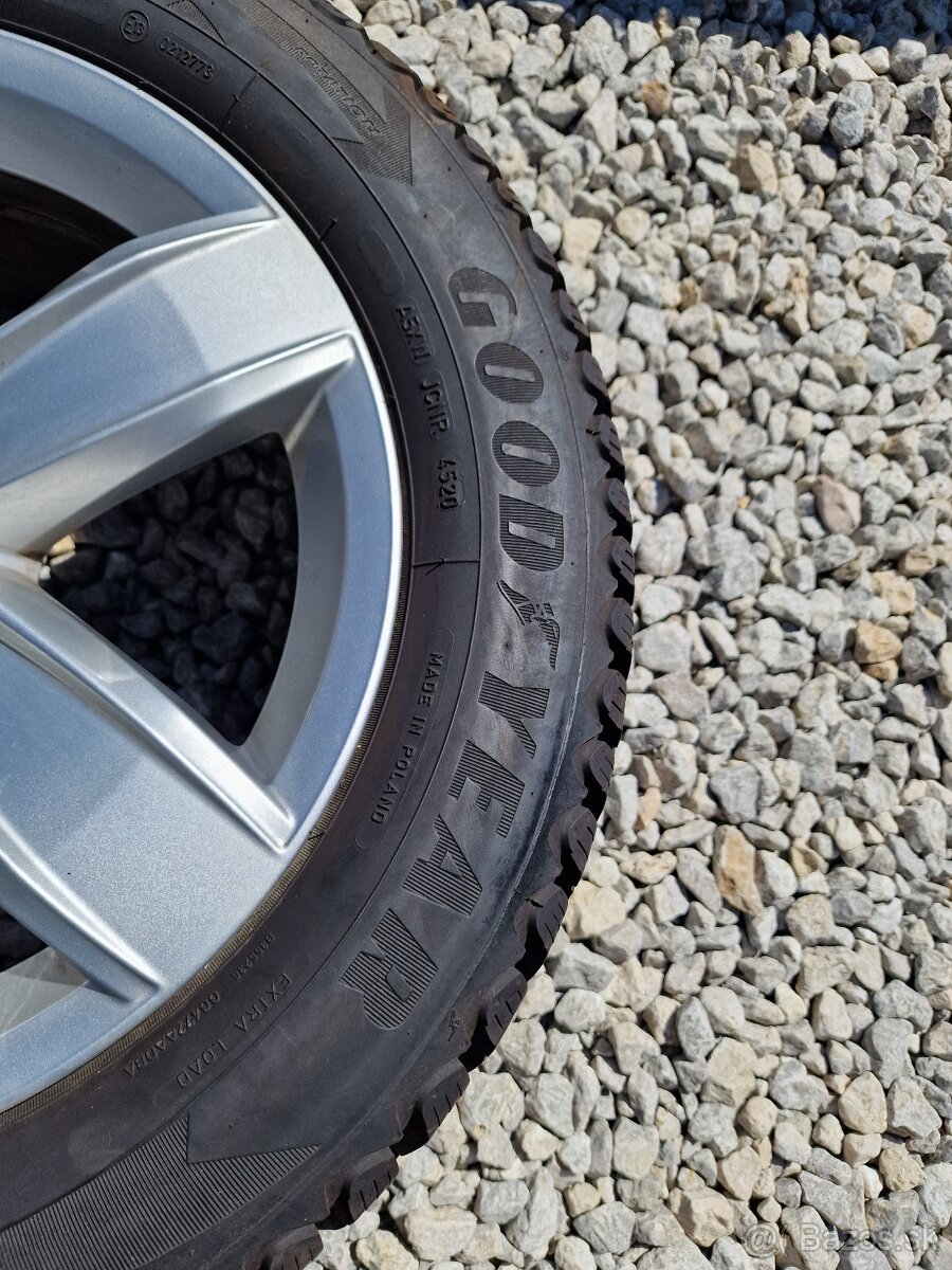 5x112 R16 orig. Volkswagen T-Roc + 205/60 R16 zimné sada - 8