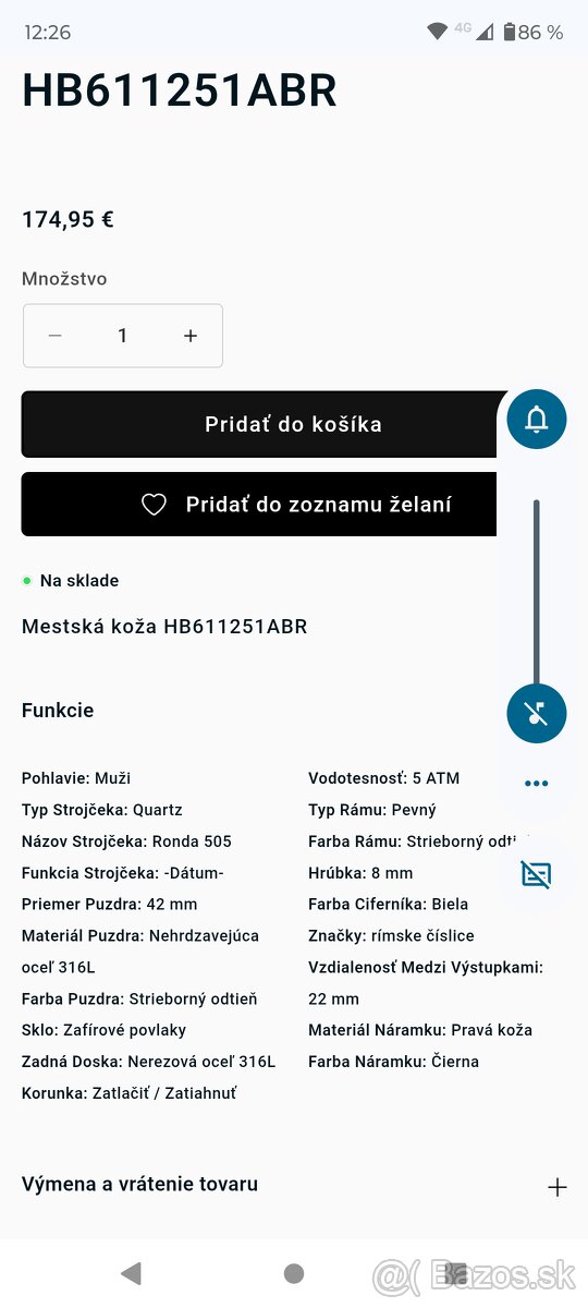 Predám hodinky Mathey Tissot - 8