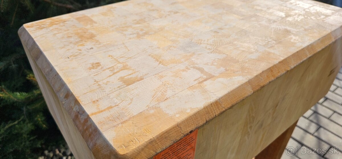 drevený mäsiarsky klát - 8