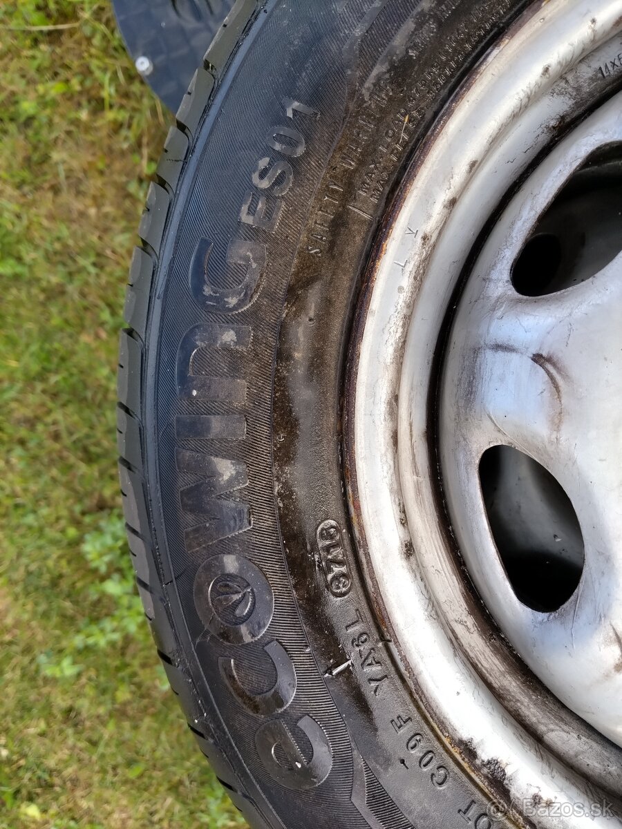 Letné pneu+plech disky 175/65 R14 82T KUMHO - 8