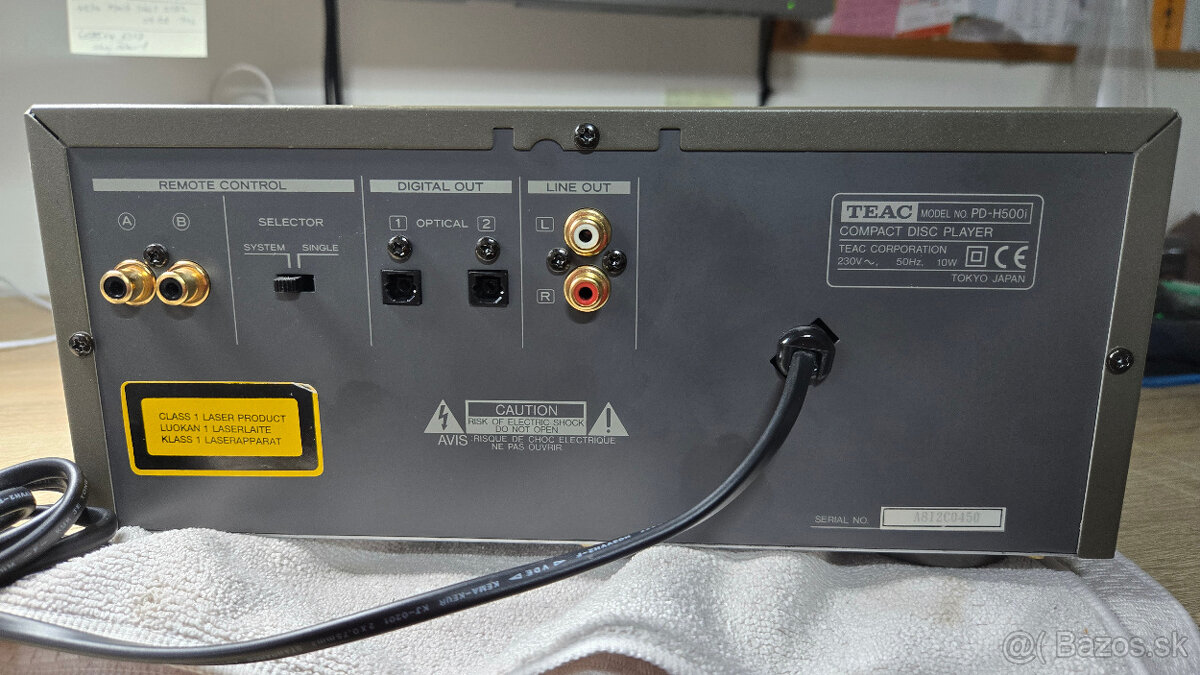 TEAC PD-H500i CD prehrávač. Nenačíta CD. - 8