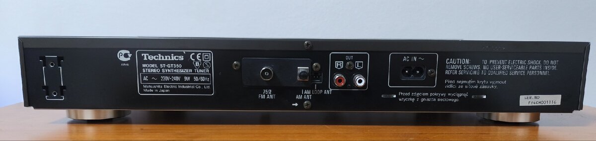 Predám tuner technics ST GT 350 - 8