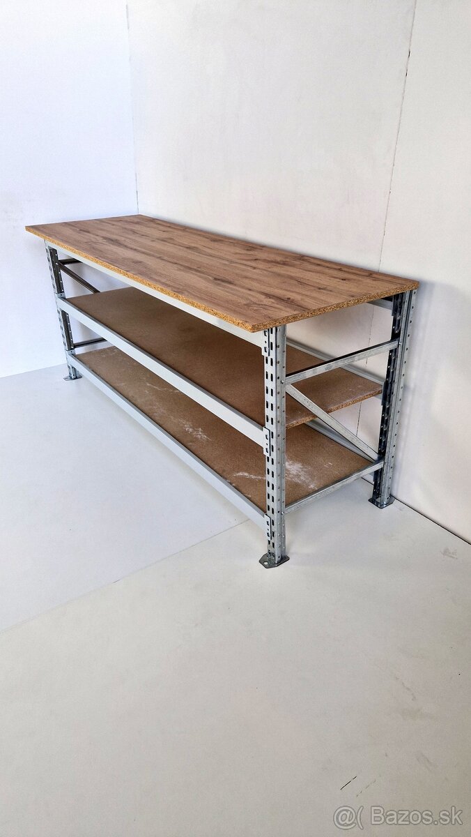 ponk, pracovný stôl. Dielenský stol. - 8