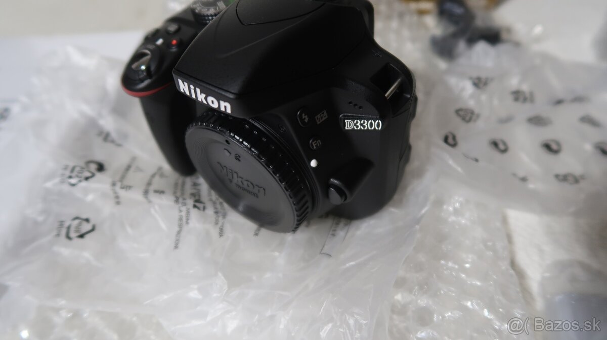 NIKON D3300 + 18-55 VR kit novy - 8