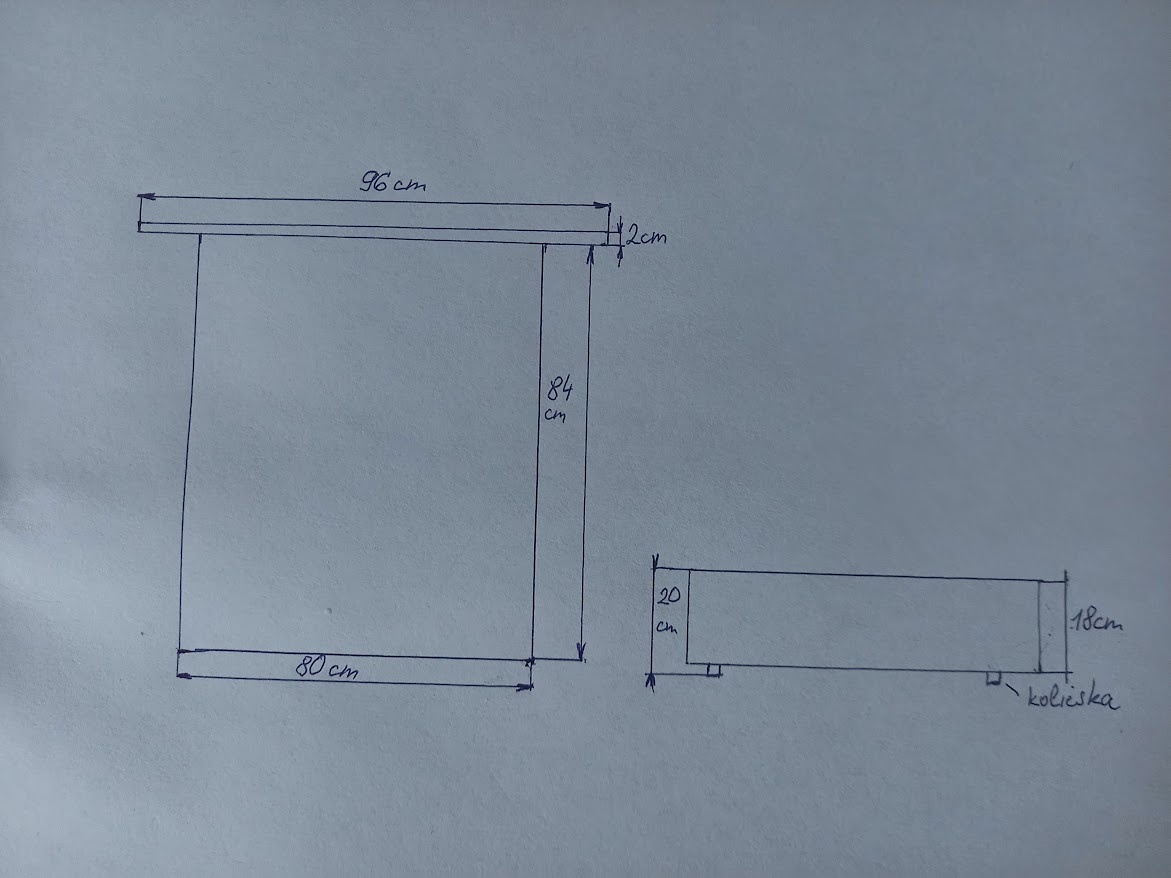 Úložné zásuvky pod posteľ NOVÉ - 2 kusy - 8