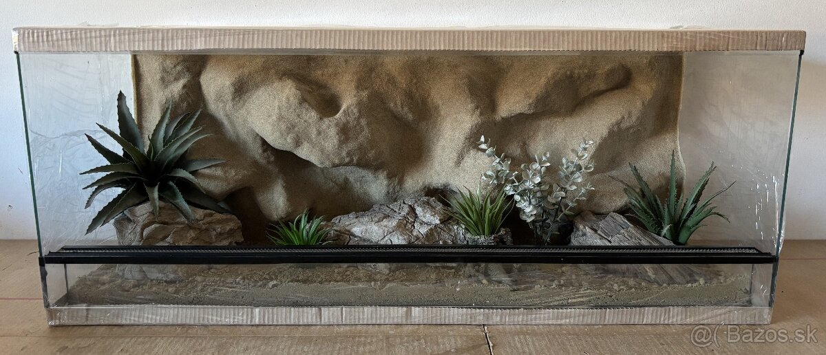Terárium 100x40x40 s 3D stenou - 8