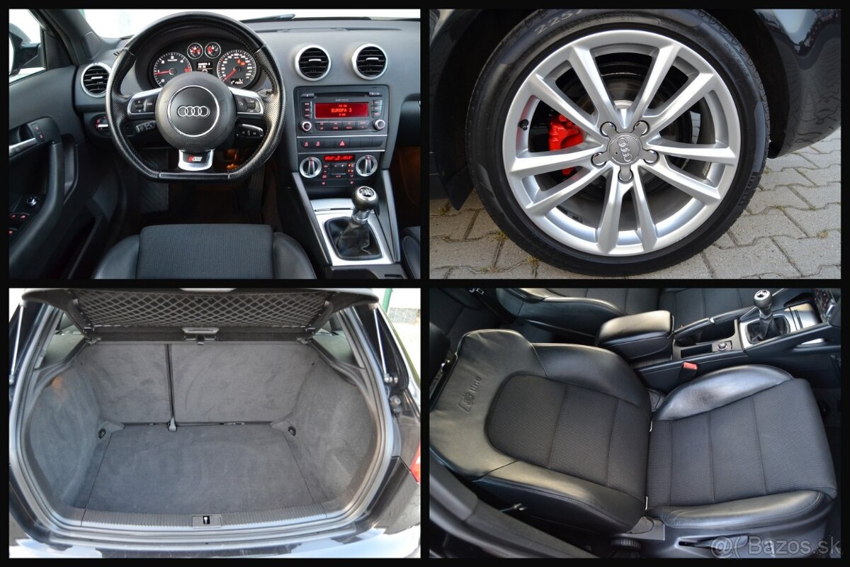 AUDI A3 1.6 TDI S LINE, TEMPOMAT, XENÓNY,KOŽA, ELEKTRÓNY R17 - 8