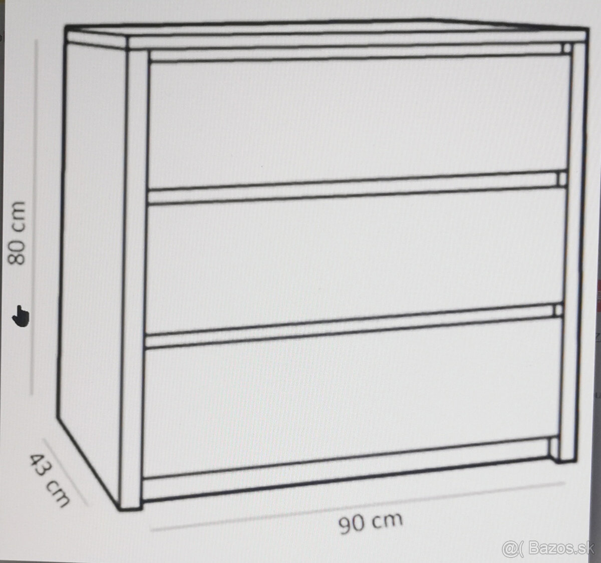 Predám novú komodu MONTANA - 8