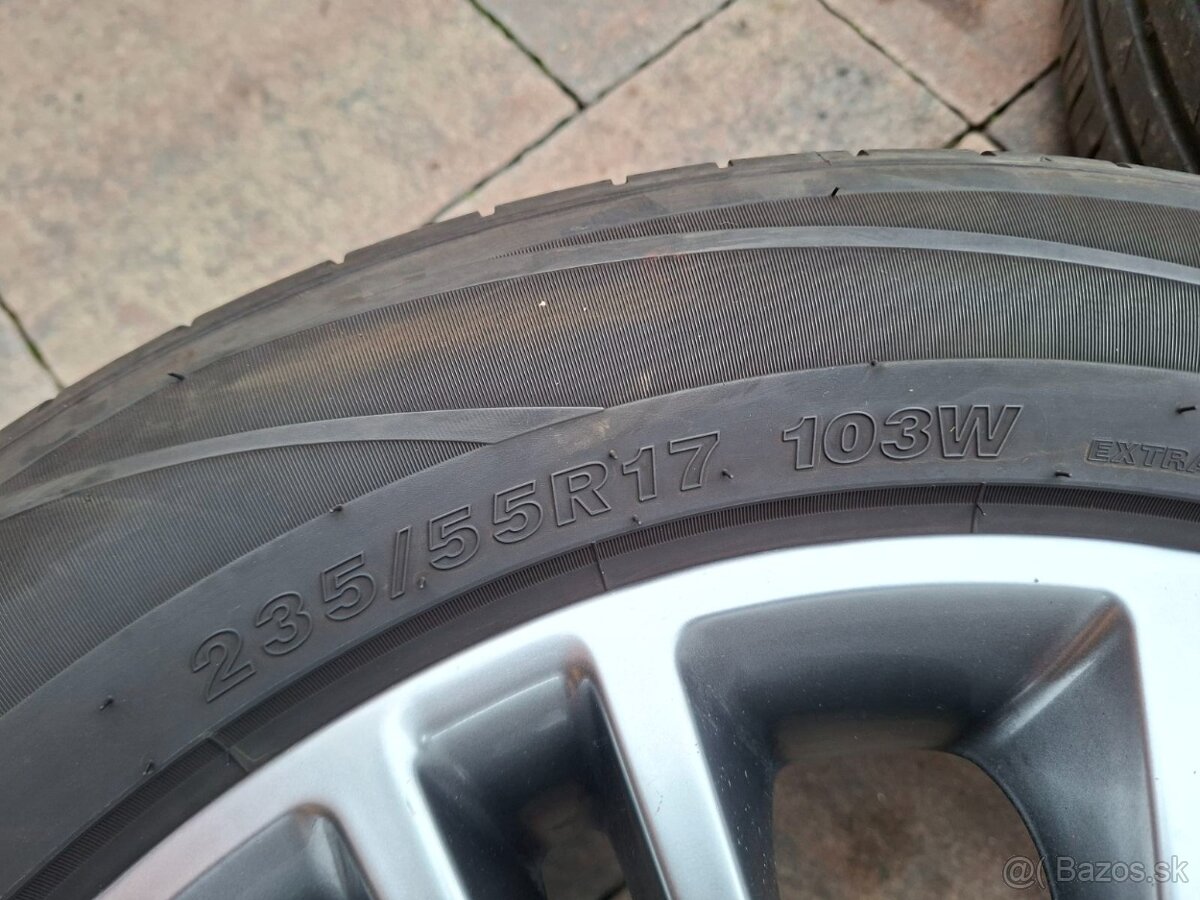 Originálne hliníkové disky Ford R17, 5x108 - 8