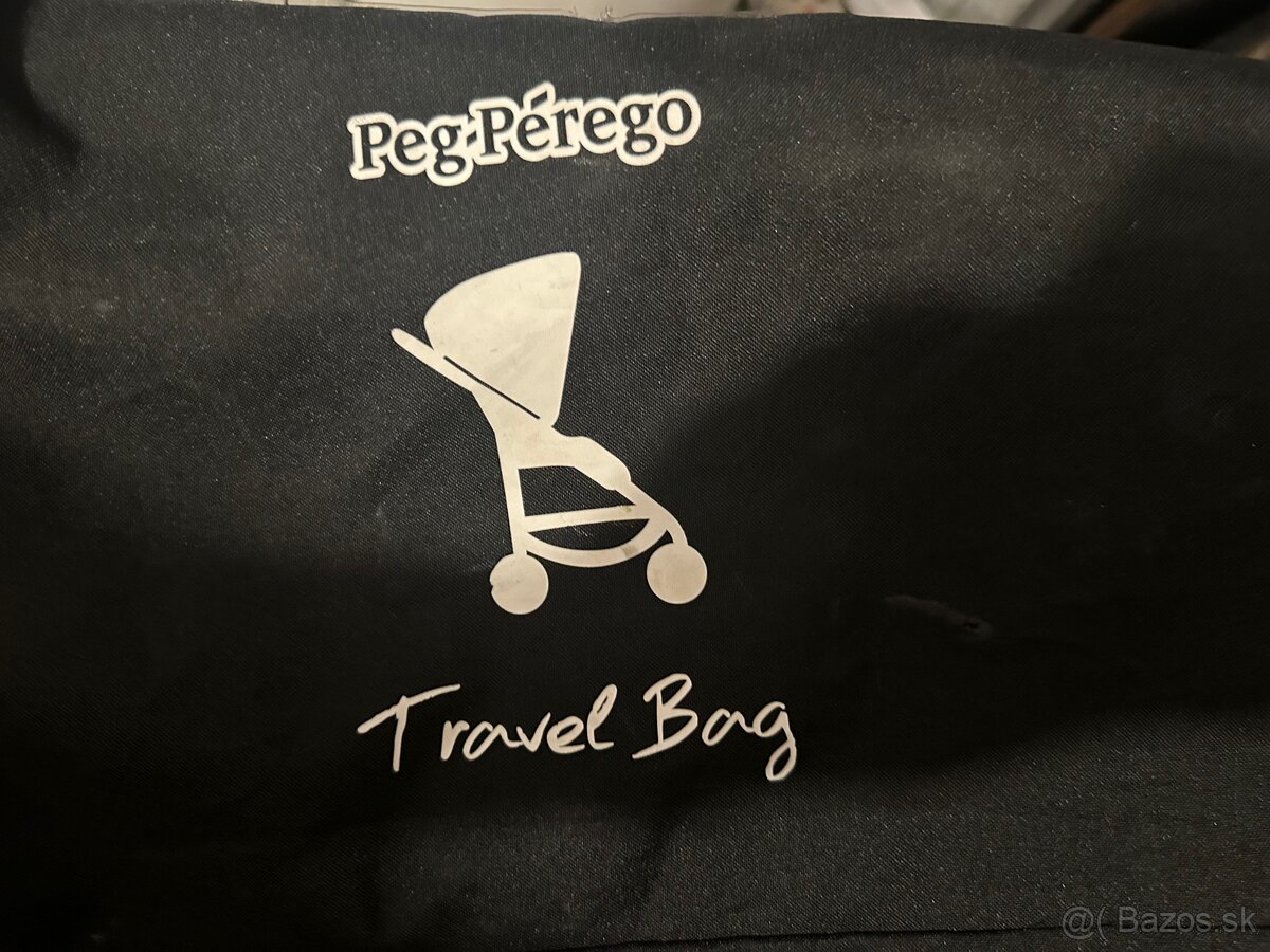 Predam PegPerego cestovny kočík čierny - 8
