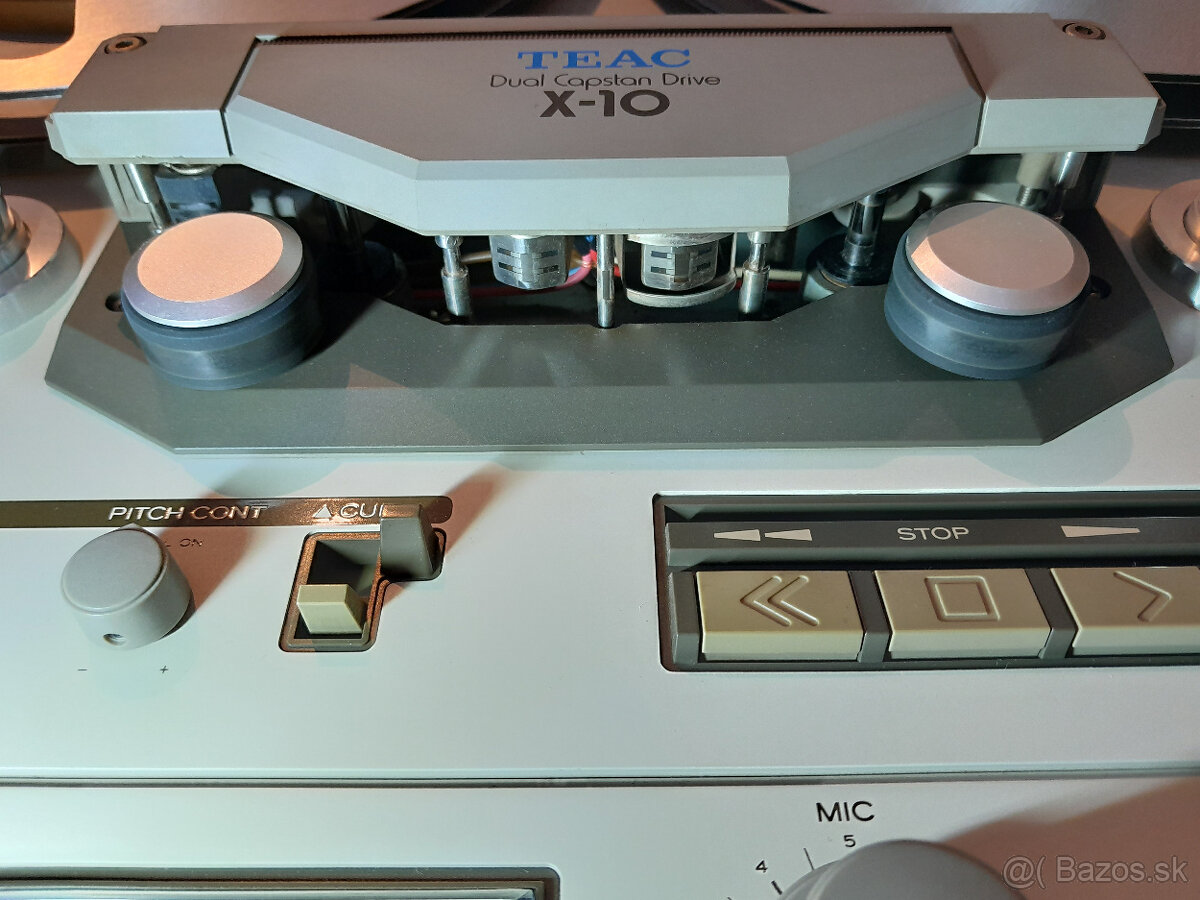 Kotúčový magnetofón TEAC X-10 s príslušenstvom - 8