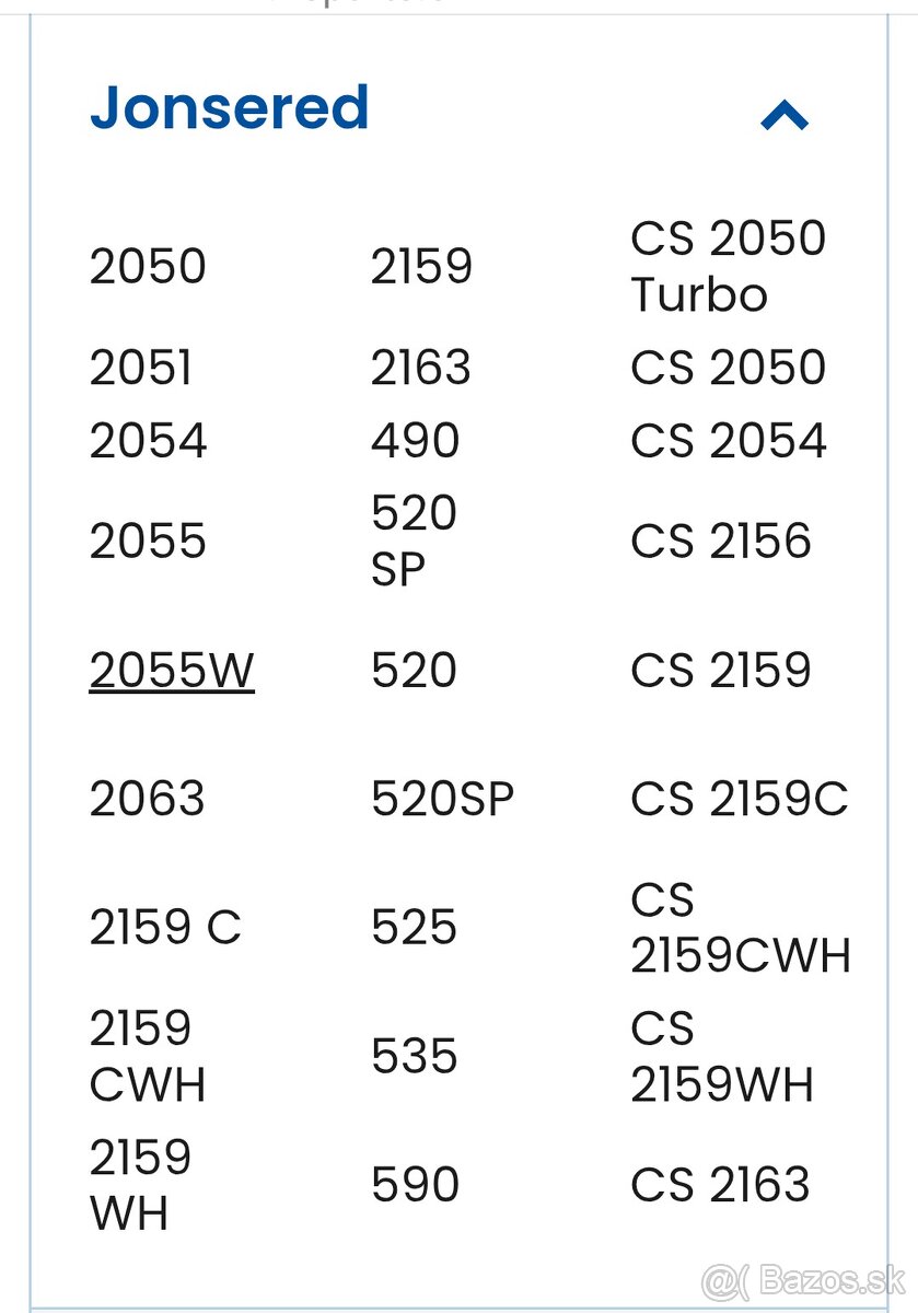 predam nove listy na motorovú pilu - 8