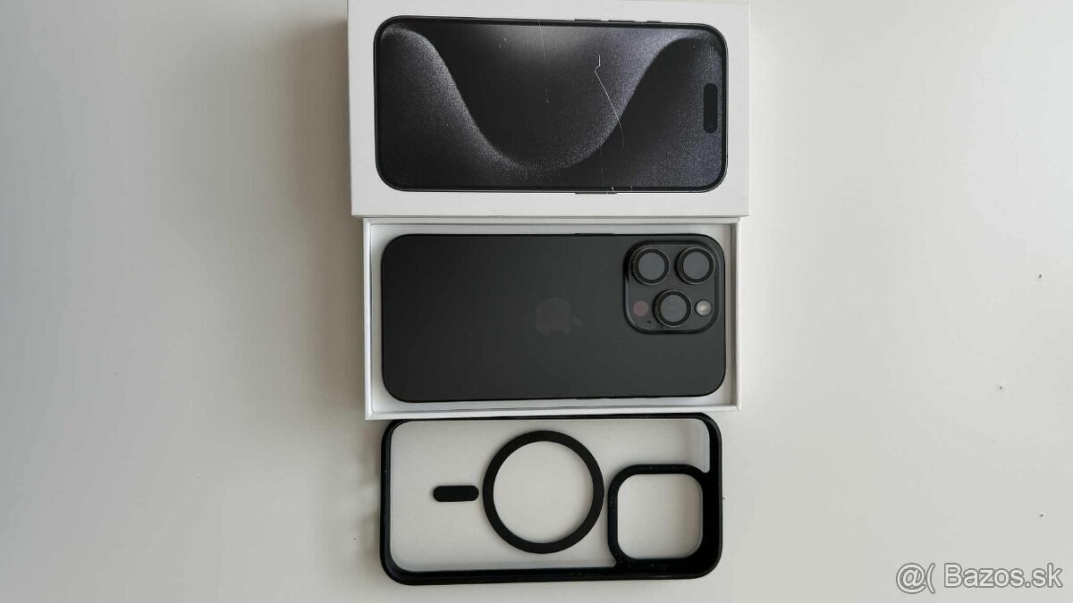 Predám iPhone 15 PRO 128 GB, zdravie batérie 90%, 2-ročný. - 8