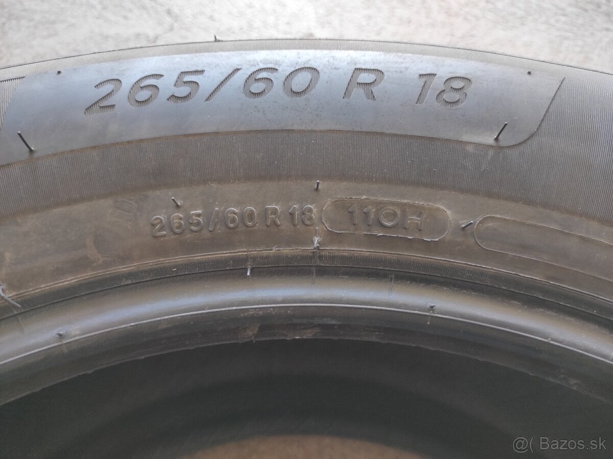 Celoročné pneumatiky 265/60 R18 Michelin - 8