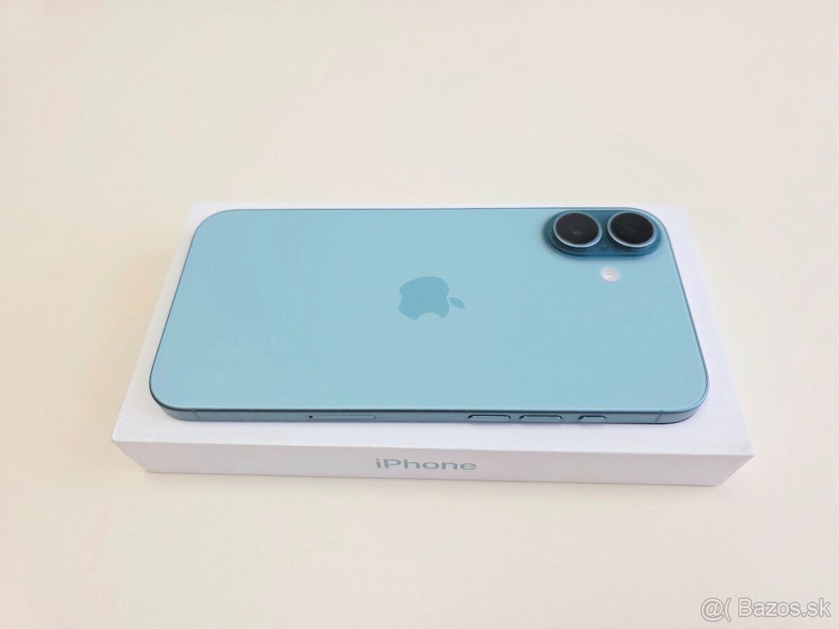 Apple iPHONE 16 PLUS TEAL 128GB,BATERKA 92% - 8