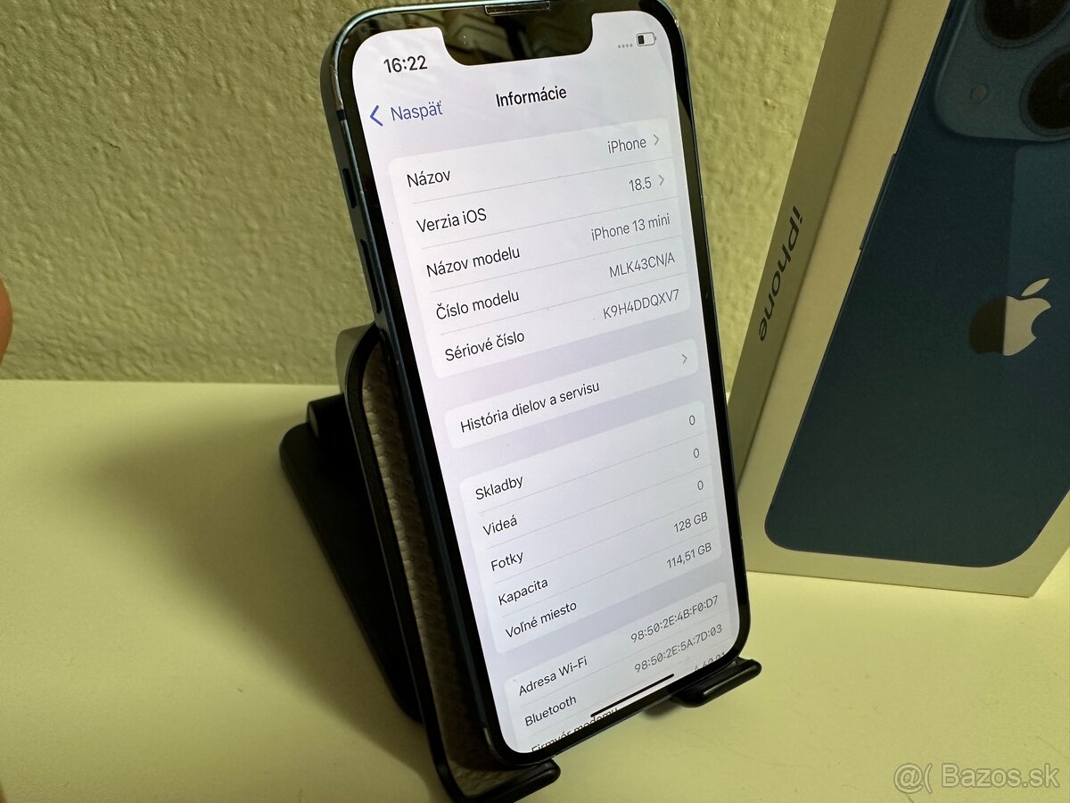 iPhone 13 Mini 100% Zdravie Batérie - 8