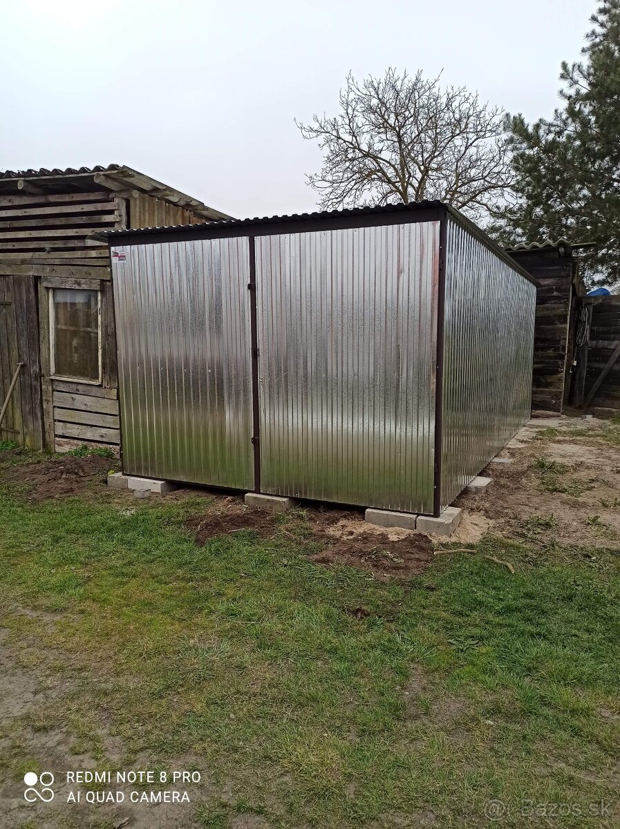 Plechová garáž 3x5m najvýhodnejšia - 8