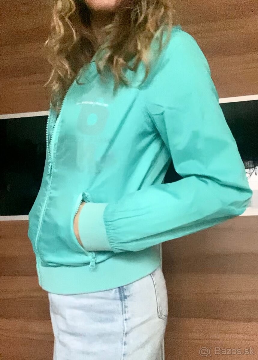 Nová dámska tyrkysová bundička Semir - 8