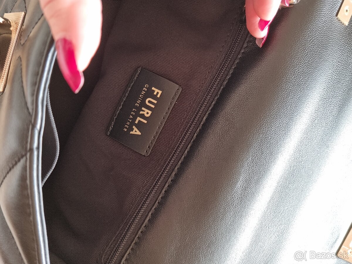 Kožená kabelka Furla - 8