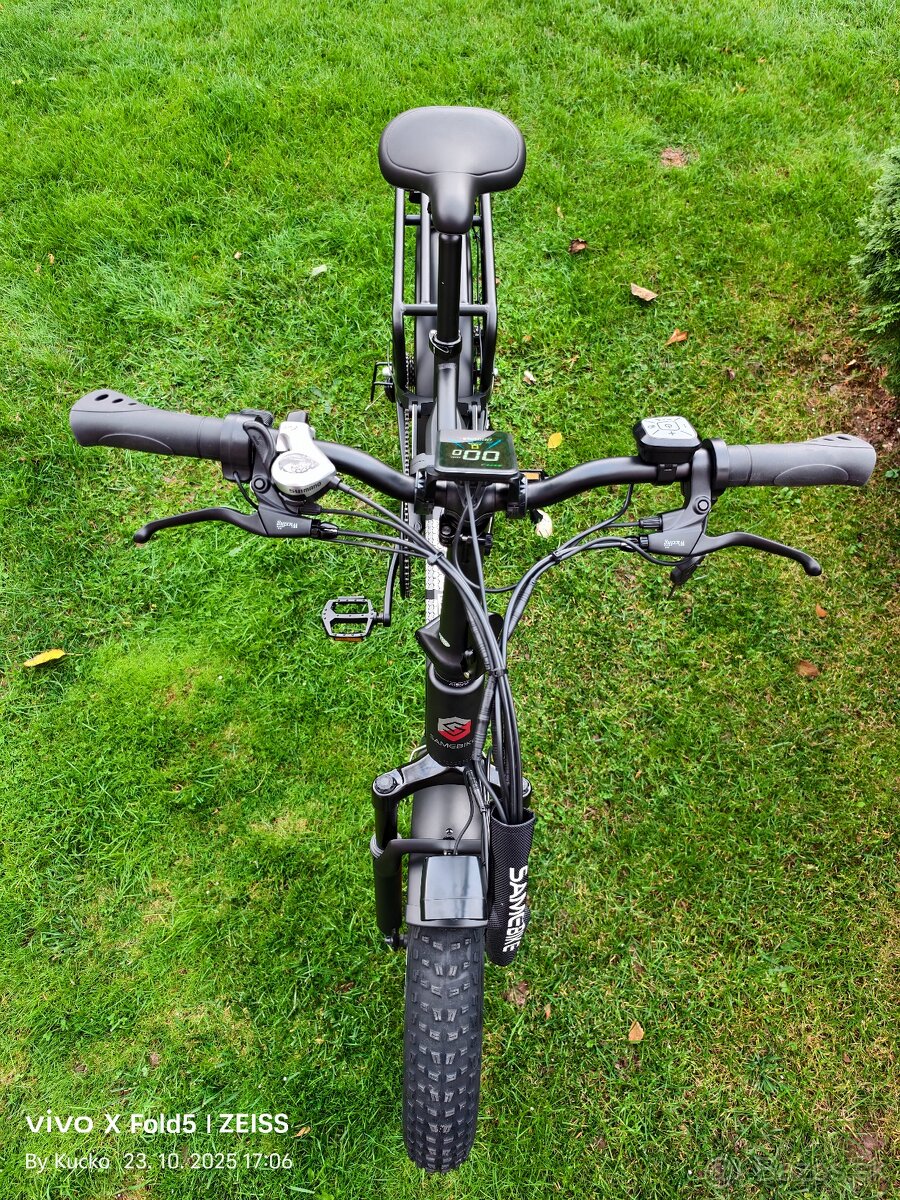 Skladací fat ebike Samebike 20x4.0",750W,15Ah,45km/h,100km - 8