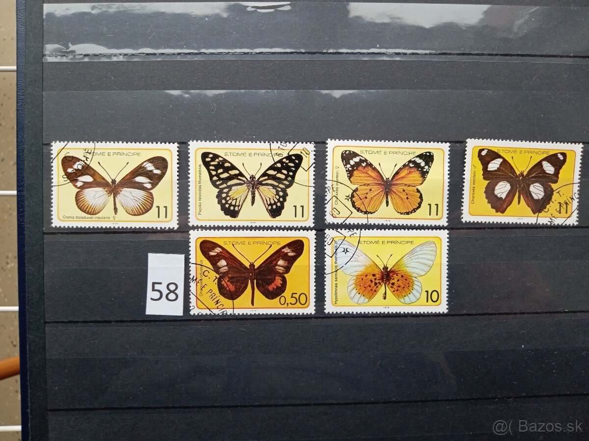 Poštové známky č.439 - AFRIKA - 20 sérií - 8