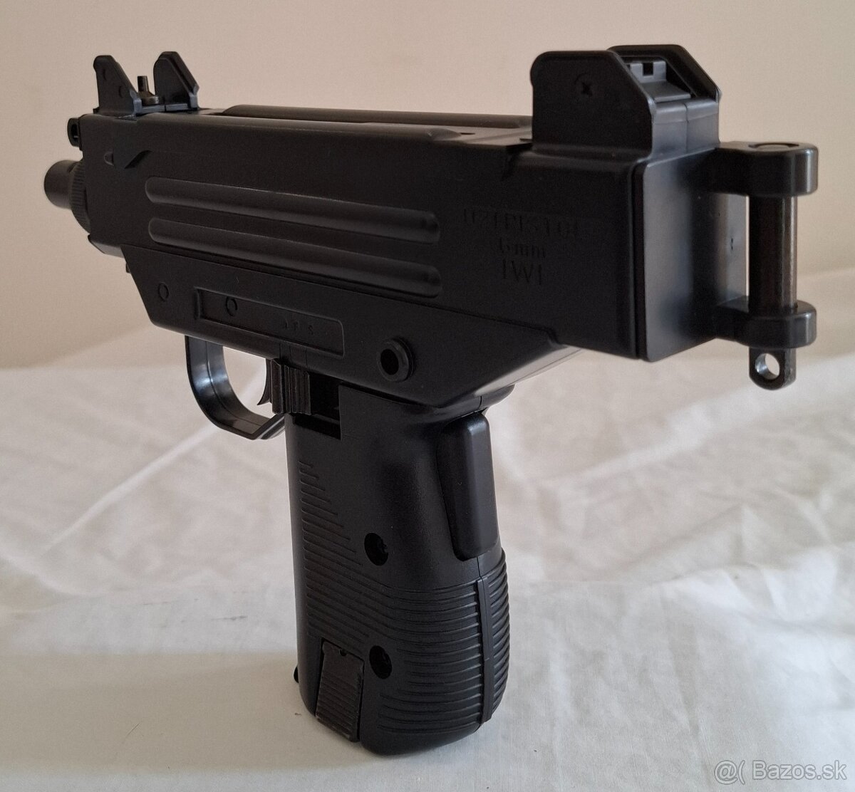 Samopal IWI UZI, pružinová pištoľ, naťaho. páka odlomená - 8