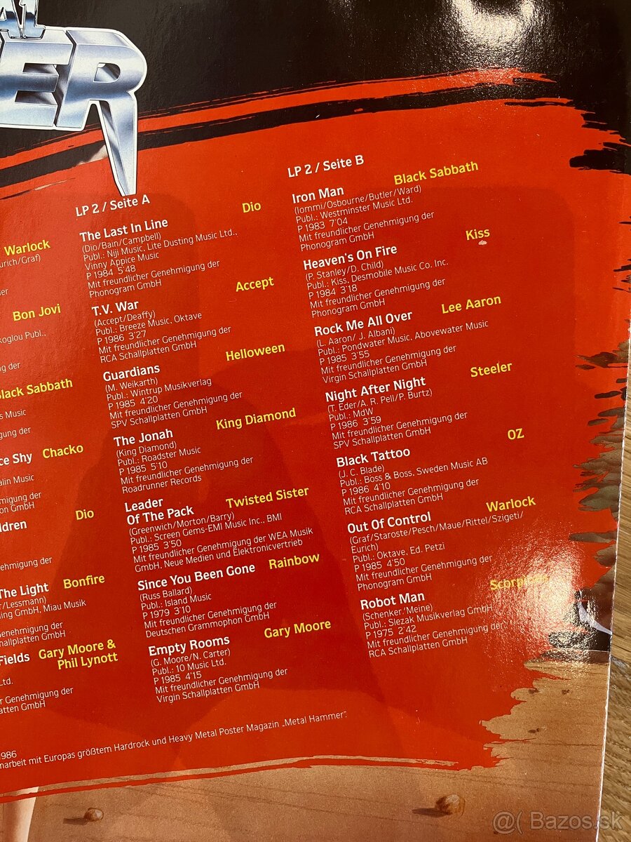 2LP Various Artists - The Power Of Metal Hammer - 8