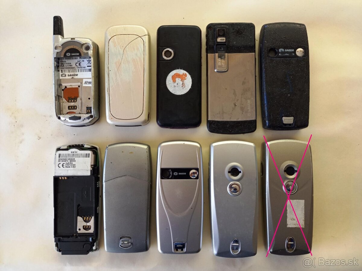SIEMENS MOTOROLA SAGEM ALCATEL Zbierka Rôzne Typy Druhy - 8