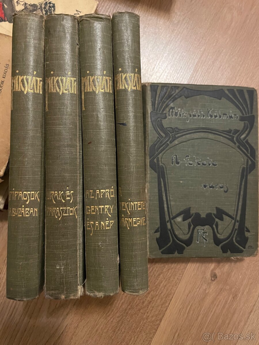 Knihy staré maďarské 1 - 8