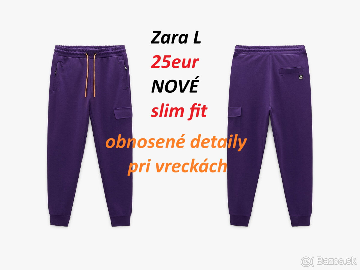 Tepláky Reebok, Teplákové kapsáče Zara - 8
