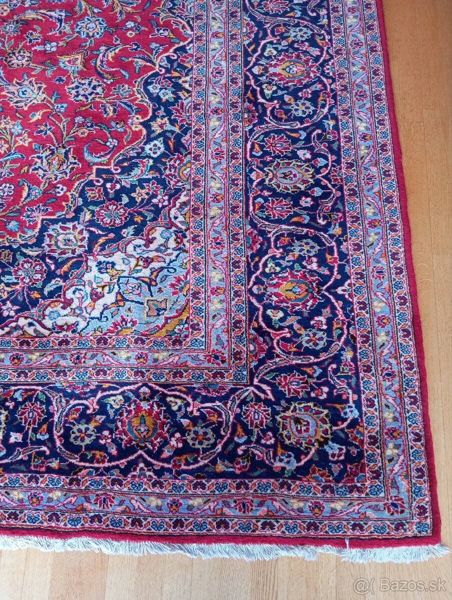 🌟Luxusný ručne viazaný perzský koberec Keshan 400×300 cm🌟 - 8