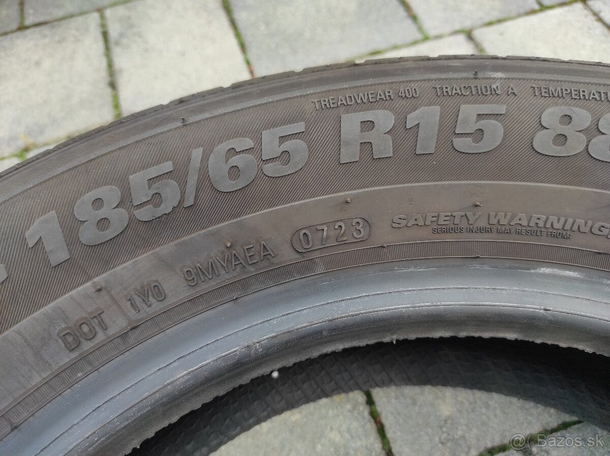 Letné pneu 185/65R15 Kumho 4ks - 8