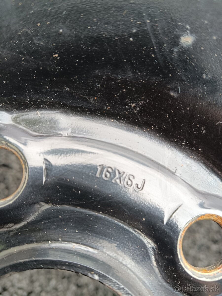 ✅5x112 R16 plechové disky - 8